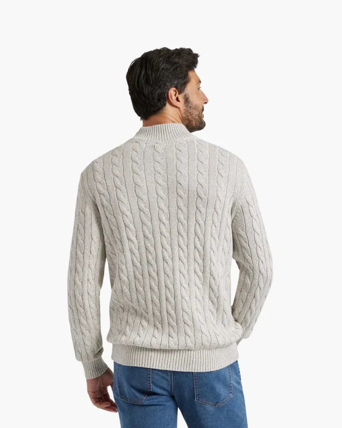 MAYFAIR HALF ZIP SWEATER - Sovira