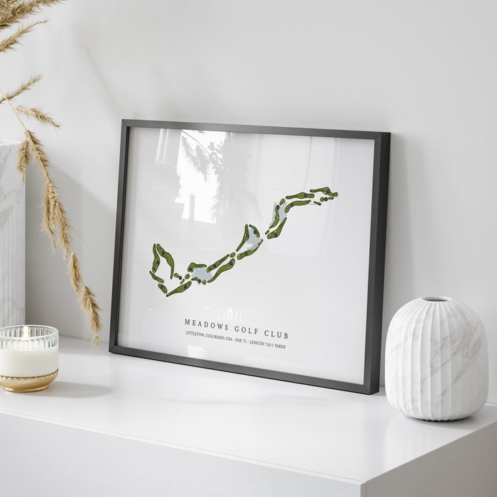 Meadows Golf Club | Golf Course Map | On Table