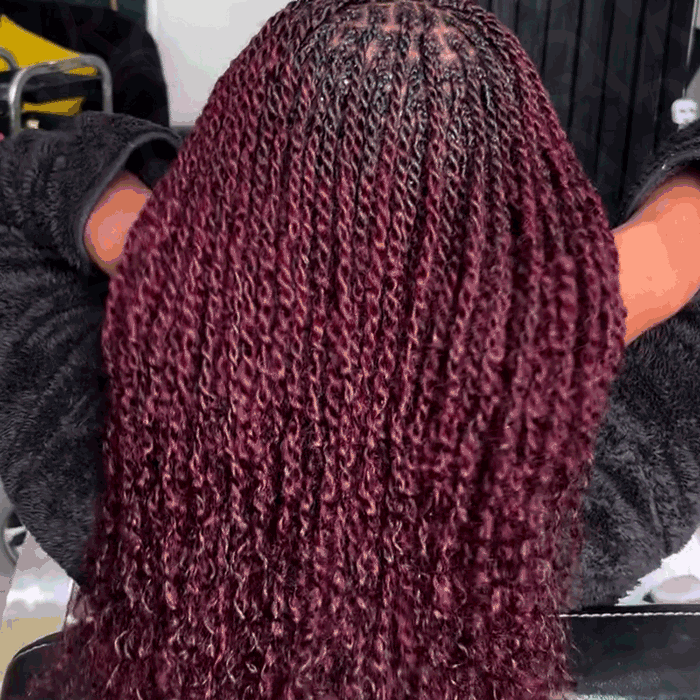 Member Sale |  #99J Color Afro Kinky Bulk Human Hair For Braiding Dreadlock Hair