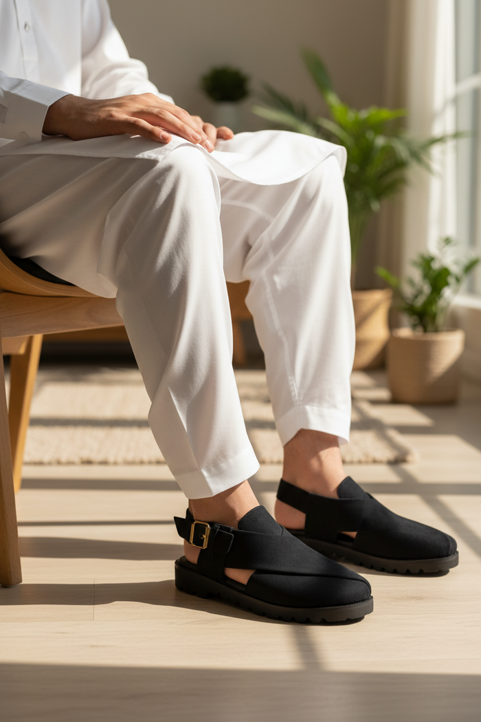 MEN TRADITIONAL PESHAWARI CHAPPAL C-2622