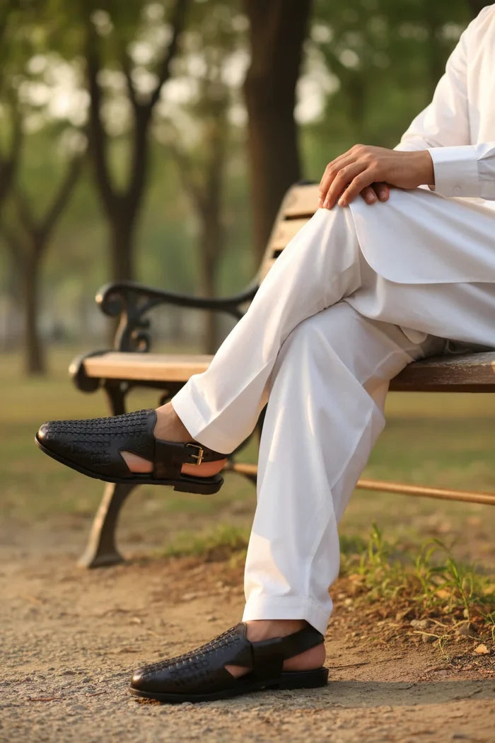 MEN TRADITIONAL PESHAWARI CHAPPAL C-2623