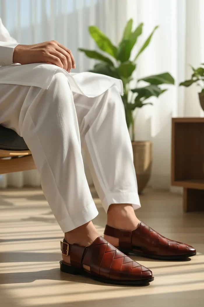 MEN TRADITIONAL PESHAWARI CHAPPAL C-2630