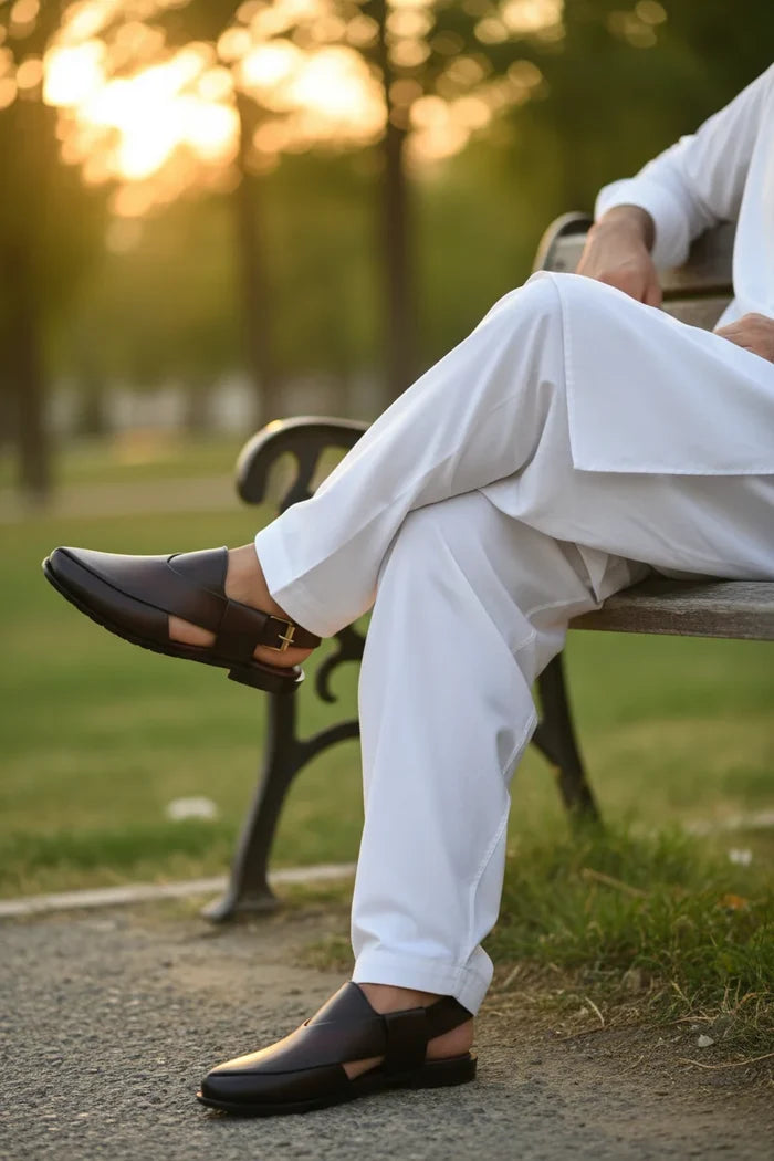 MEN TRADITIONAL PESHAWARI CHAPPAL C-2654