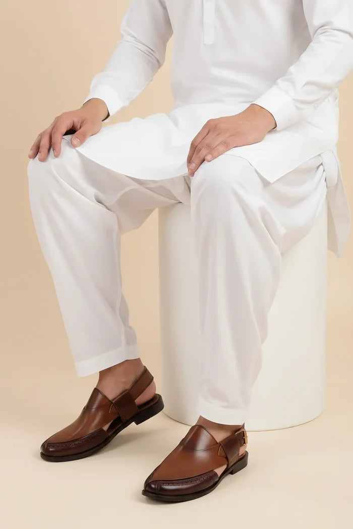 MEN TRADITIONAL PESHAWARI CHAPPAL C-2655