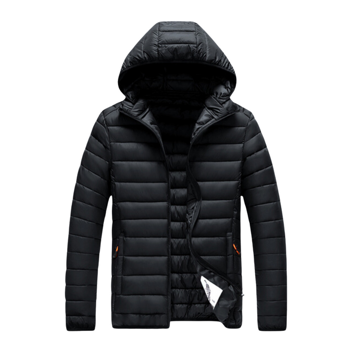 MEN’S HOODED PUFFER JACKET