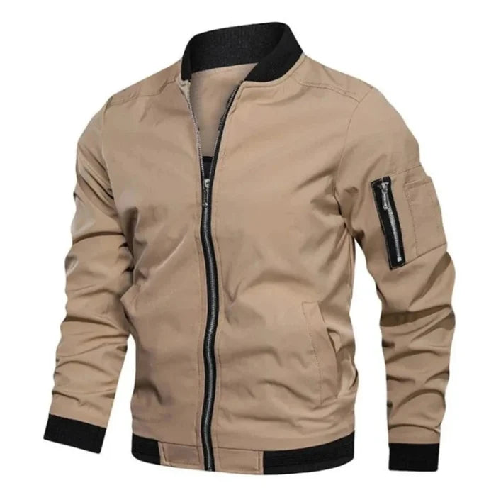 Jaqueta-Masculina-Turim-Sport-bege-facilite-seu-dia