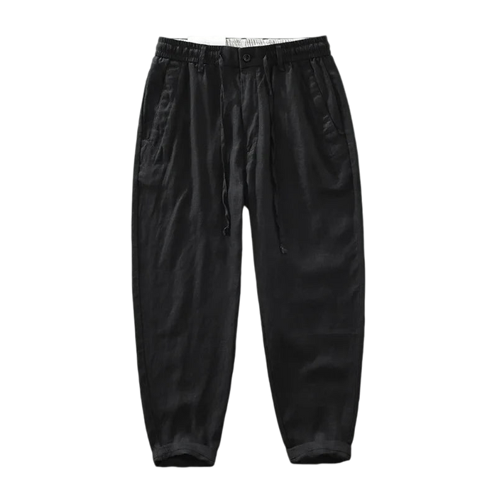 Men's Linen Trousers Elegio Verno