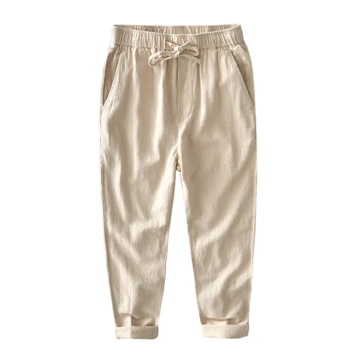 Men's Linen Trousers Filo Verno
