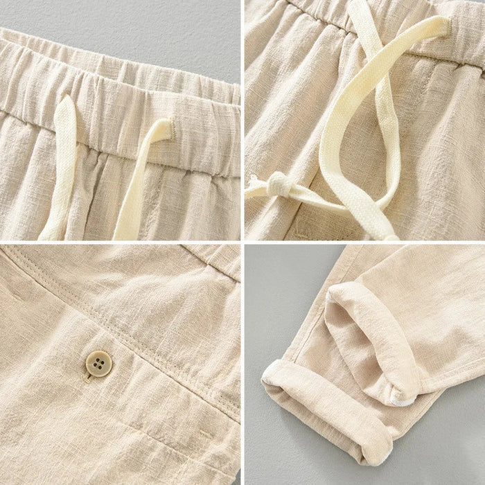 Men's Linen Trousers Rovino Verno