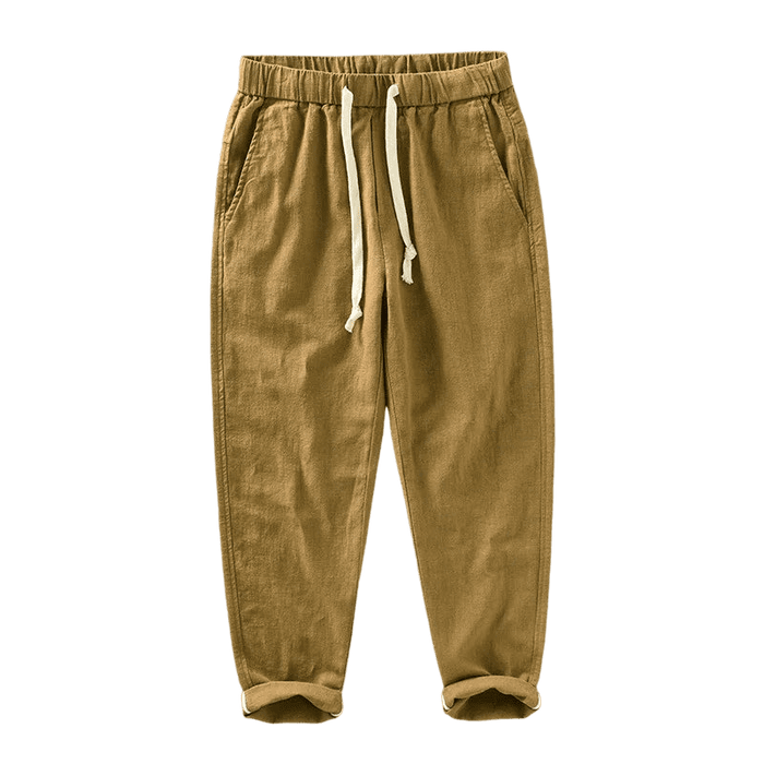 Men's Linen Trousers Rovino Verno