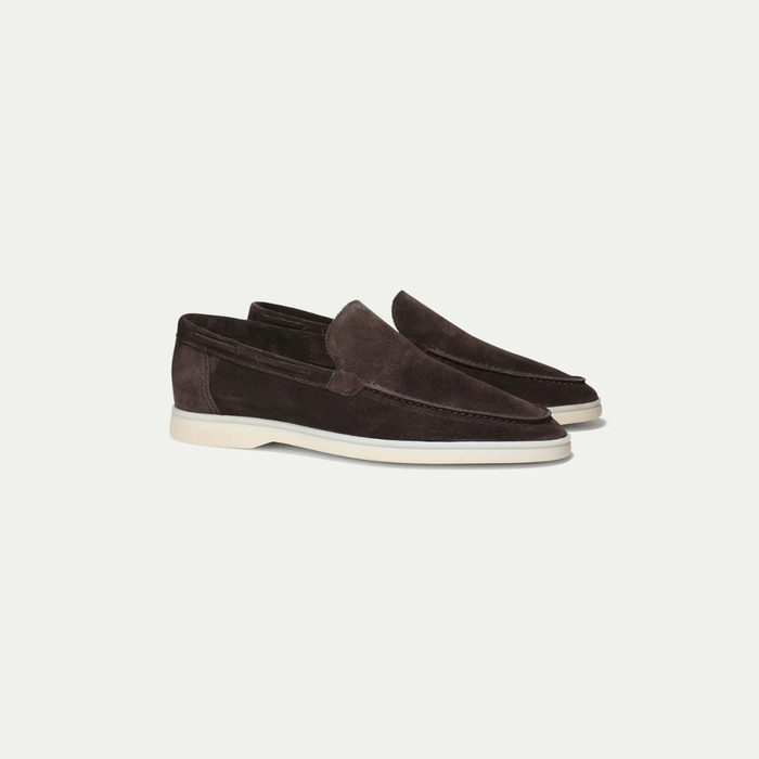 MEN’S REFINED SUEDE LOAFER - Dark Brown
