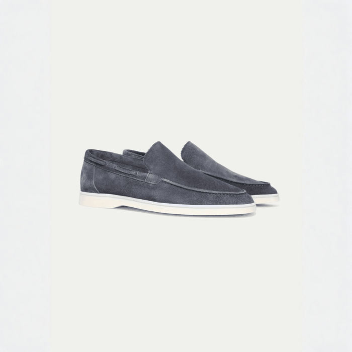 MEN’S REFINED SUEDE LOAFER - Grey - Sovira