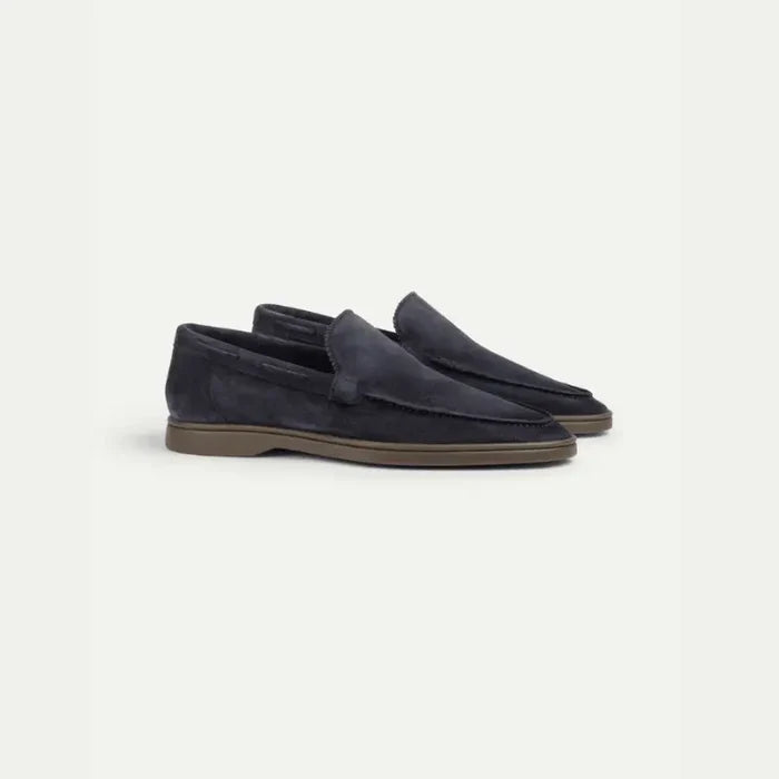 MEN’S REFINED SUEDE LOAFER - Navy Blue