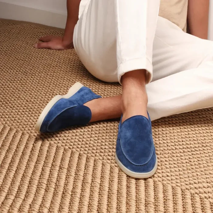 MEN’S REFINED SUEDE LOAFER - Royal Blue