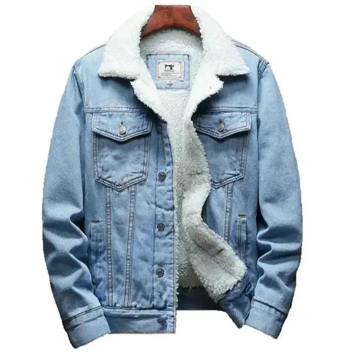 MEN’S WOOL LINED JEANS JACKET