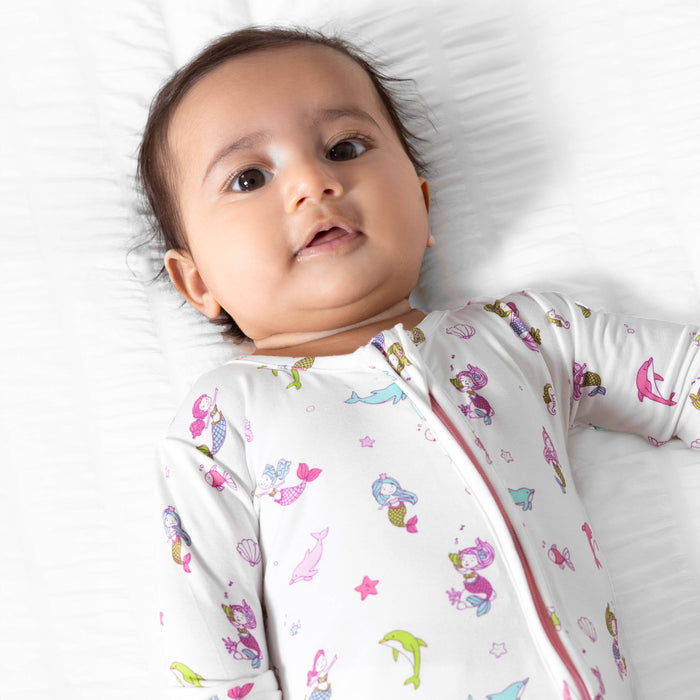 Mermaid Bamboo Convertible Footie