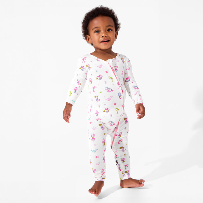 Mermaid Bamboo Convertible Footie