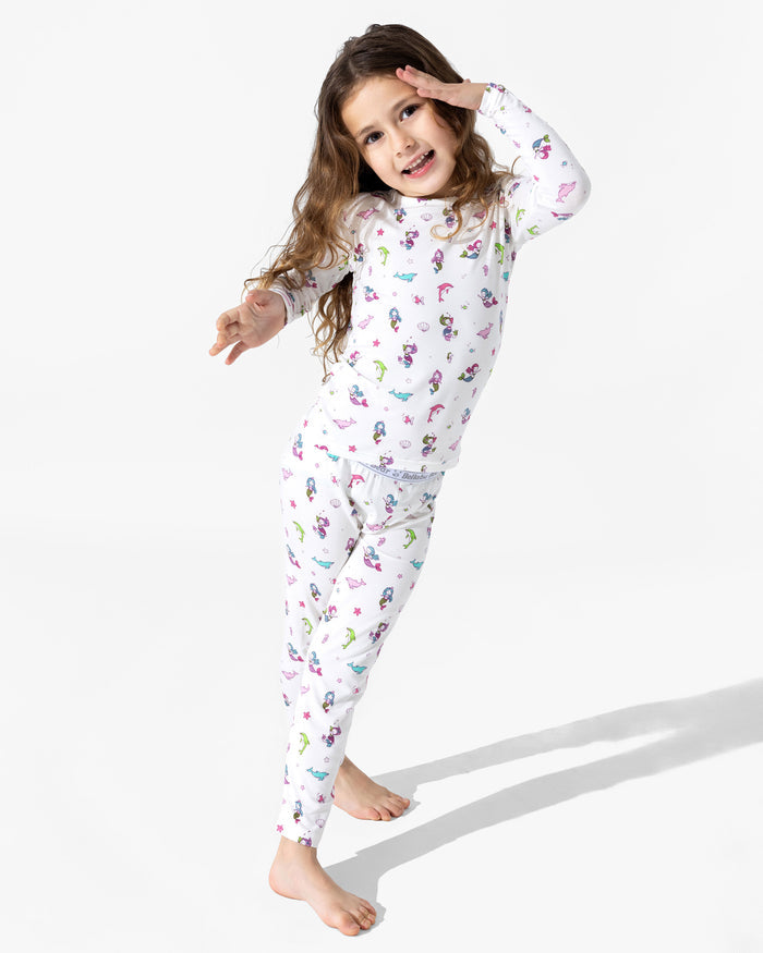 Mermaid Bamboo Kids Pajamas