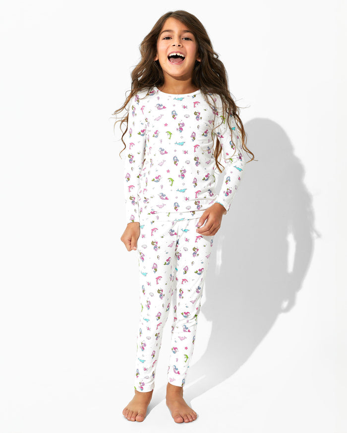 Mermaid Bamboo Kids Pajamas