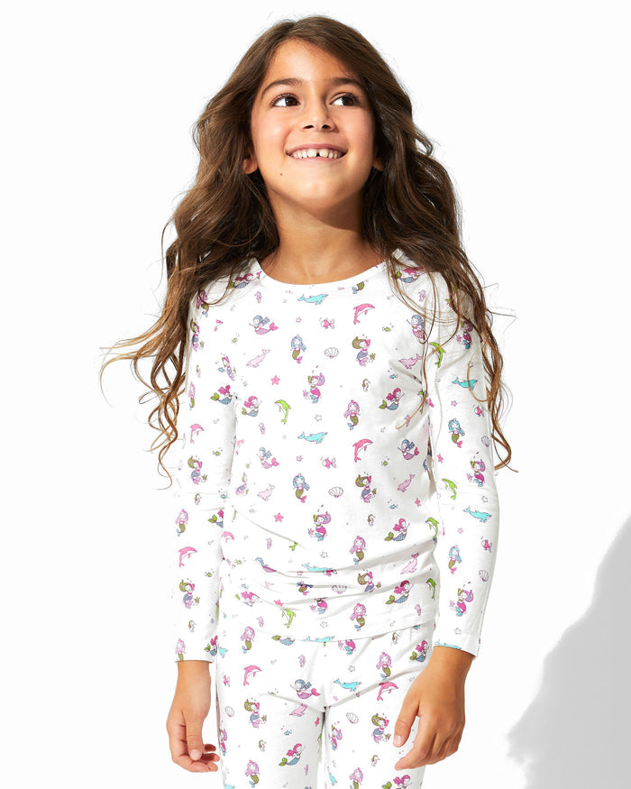 Mermaid Bamboo Kids Pajamas