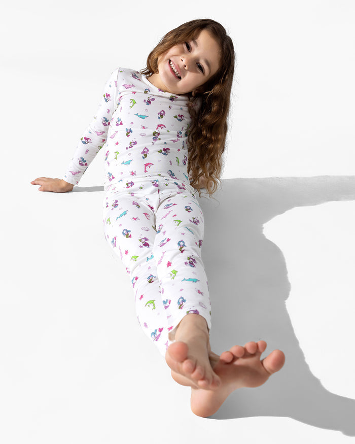 Mermaid Bamboo Kids Pajamas