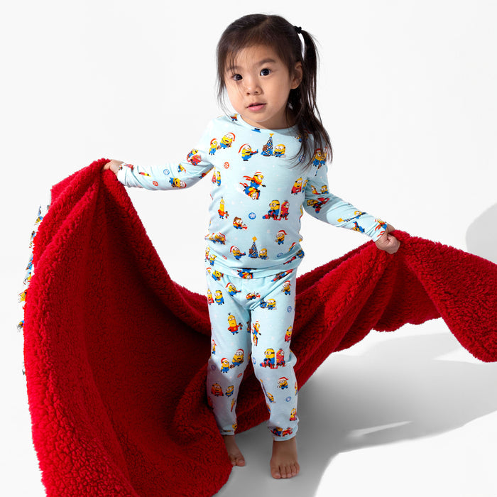 Merry Minions Holiday Bamboo Kids Pajamas