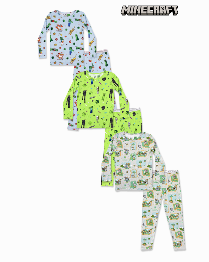 Minecraft Boy Bundle - Bamboo Kids Pajamas