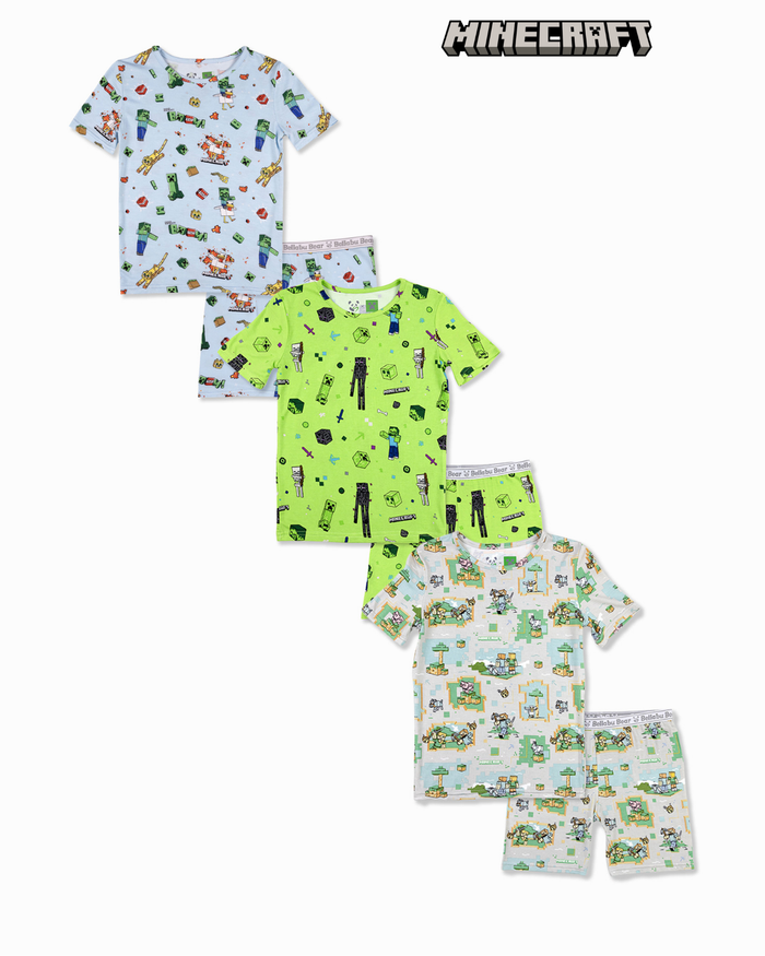 Minecraft Boy Bundle - Kids Bamboo Short Set
