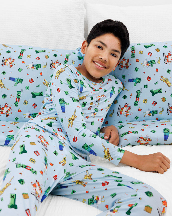 Minecraft: Chicken Jockey Bamboo Bed Sheet Set