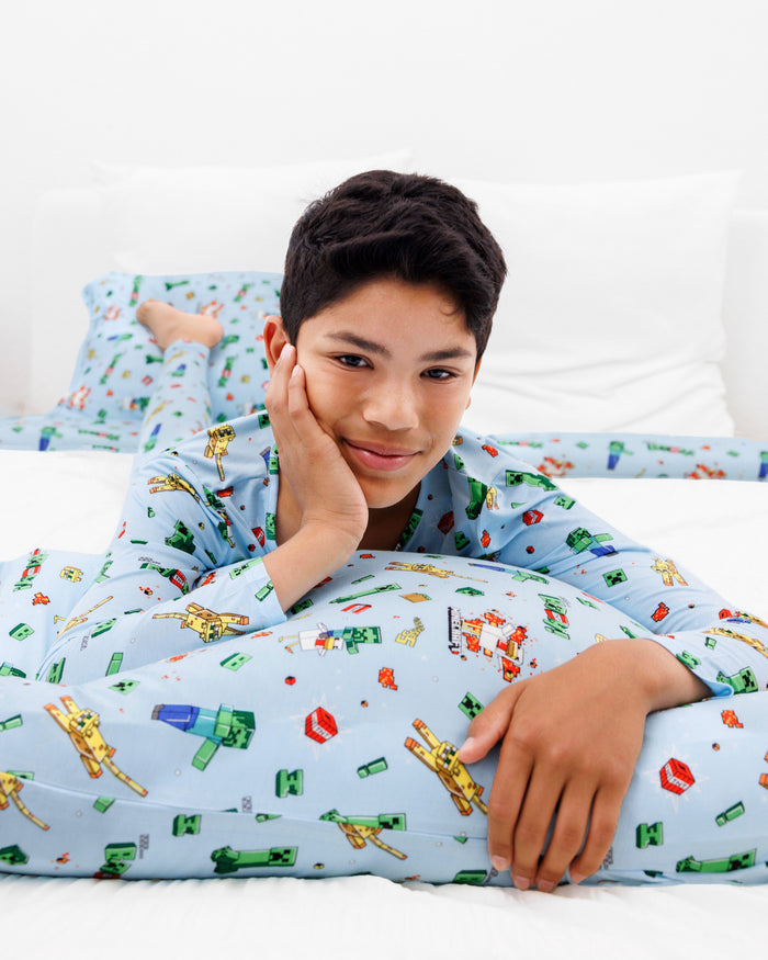 Minecraft: Chicken Jockey Bamboo Bed Sheet Set