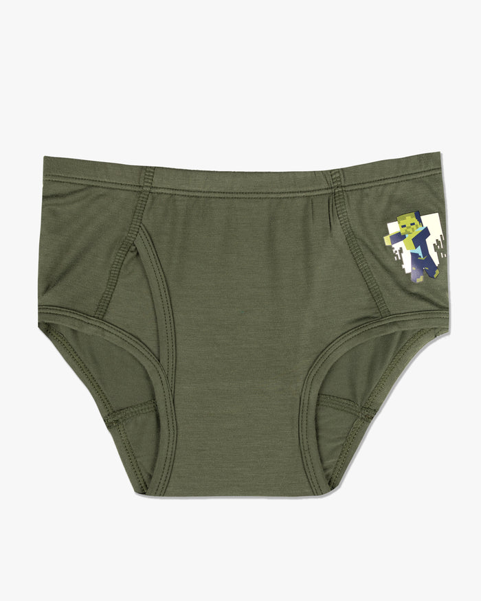 Minecraft: Chicken Jockey Bamboo Boys' Underwear 7-Pack
