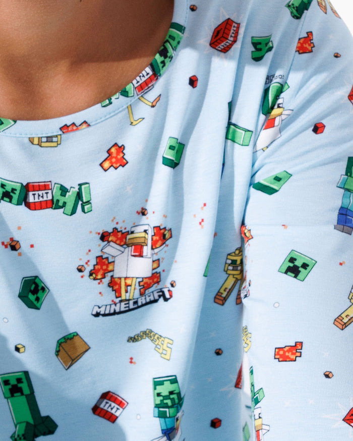 Minecraft: Chicken Jockey Bamboo Kids Pajamas