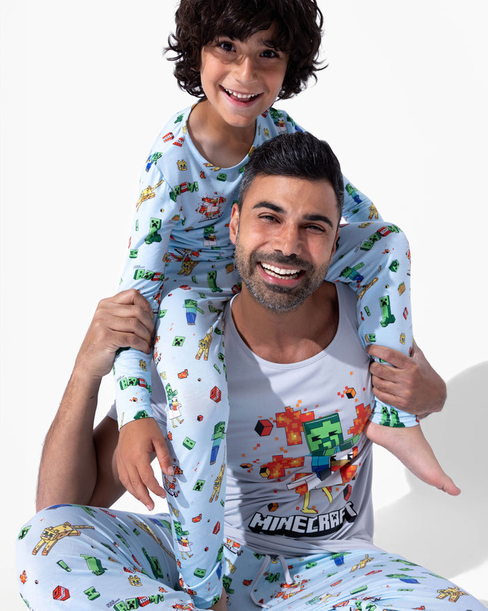 Minecraft: Chicken Jockey Bamboo Kids Pajamas