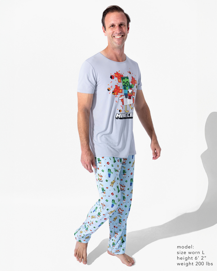 Minecraft: Chicken Jockey Bamboo Men's Pajama Set