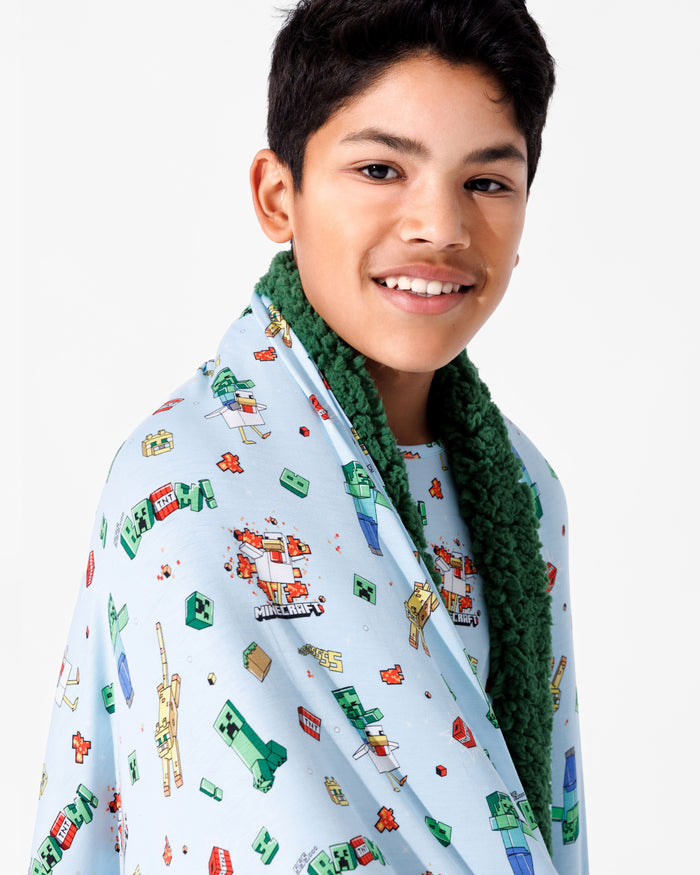 Minecraft: Chicken Jockey Bamboo Sherpa Blanket