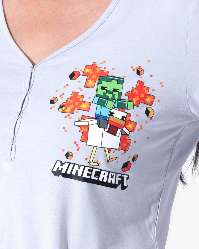 Minecraft: Chicken Jockey Bamboo Women's Pajama Set
