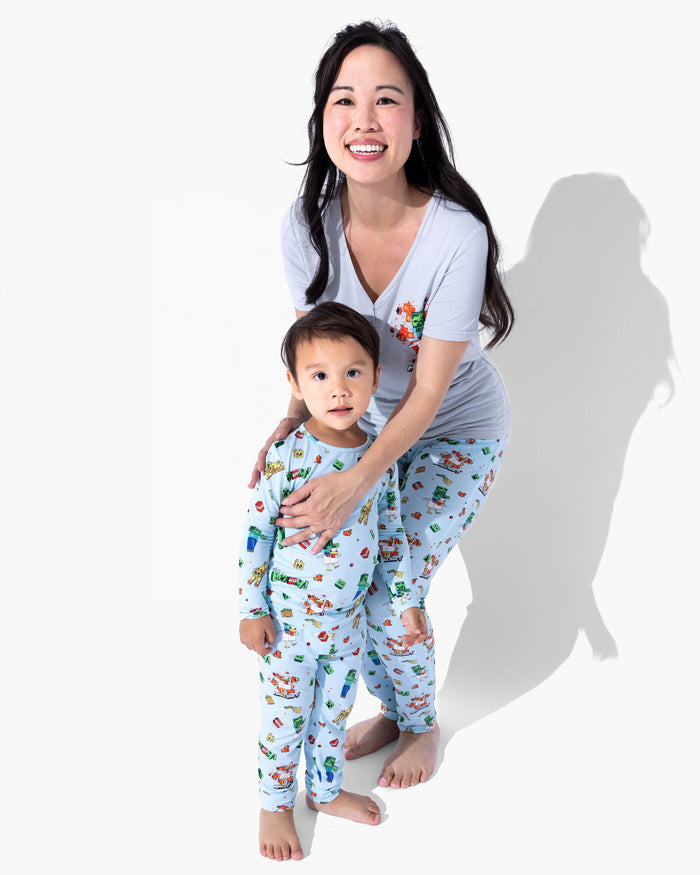 Minecraft: Chicken Jockey Bamboo Women's Pajama Set