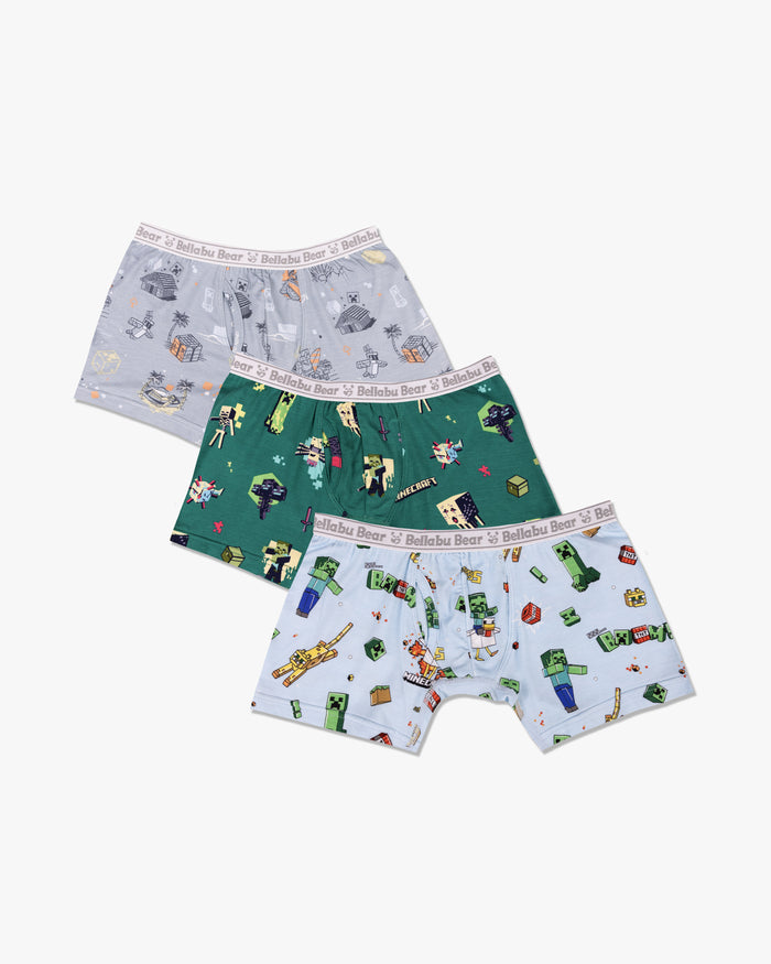 Minecraft: Chicken Jockey Men's Boxer Brief Underwear 3-Pack