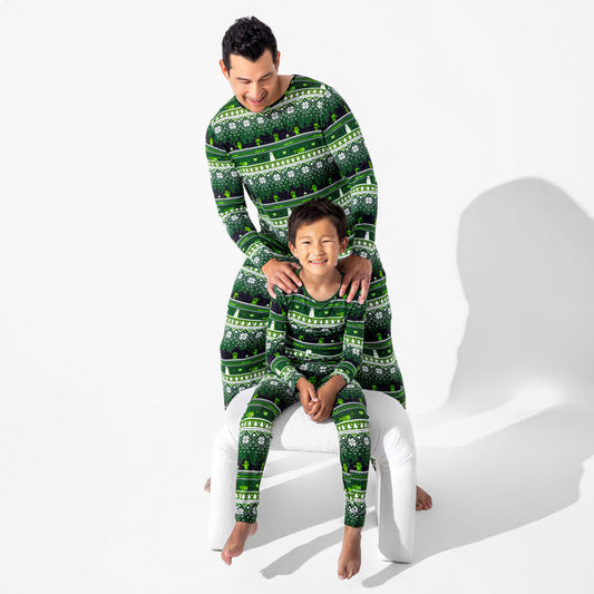 Minecraft: Creeper Holiday Bamboo Men's Pajama Set