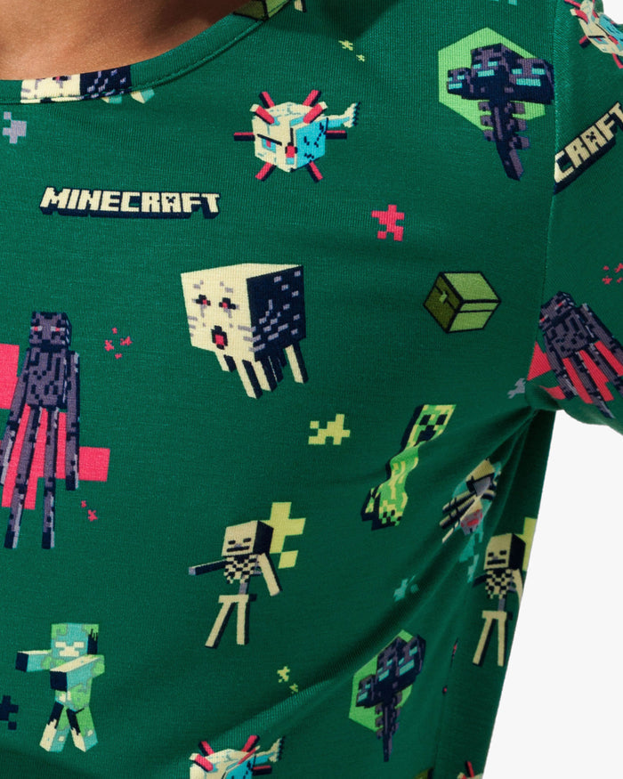 Minecraft: Midnight Mobs Bamboo Kids Pajamas