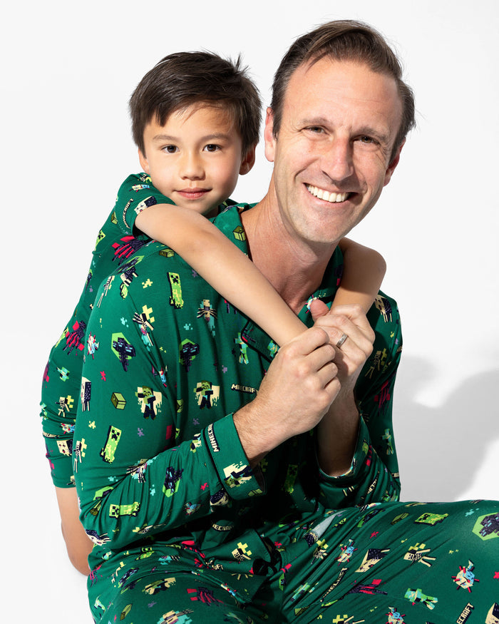 Minecraft: Midnight Mobs Bamboo Men's Pajama Set