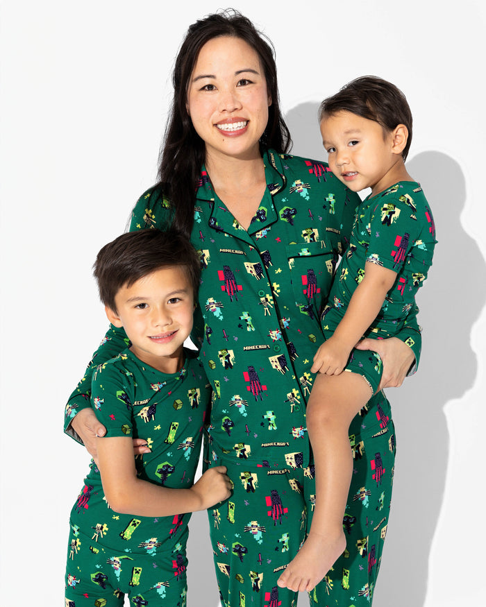 Minecraft: Midnight Mobs Bamboo Women's Pajama Set