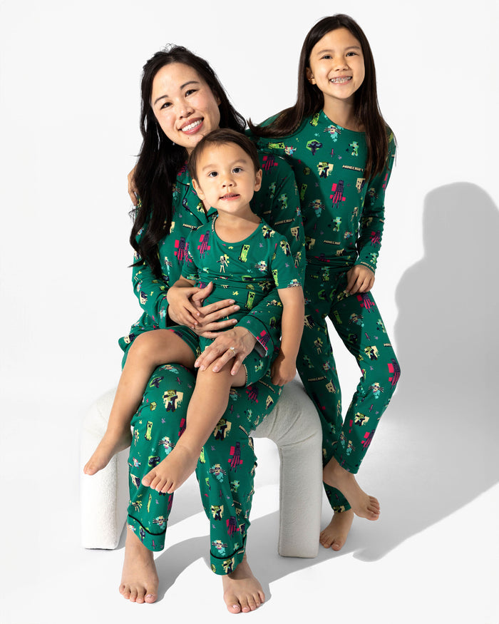 Minecraft: Midnight Mobs Bamboo Women's Pajama Set