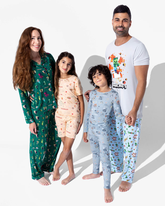 Minecraft: Midnight Mobs Bamboo Women's Pajama Set