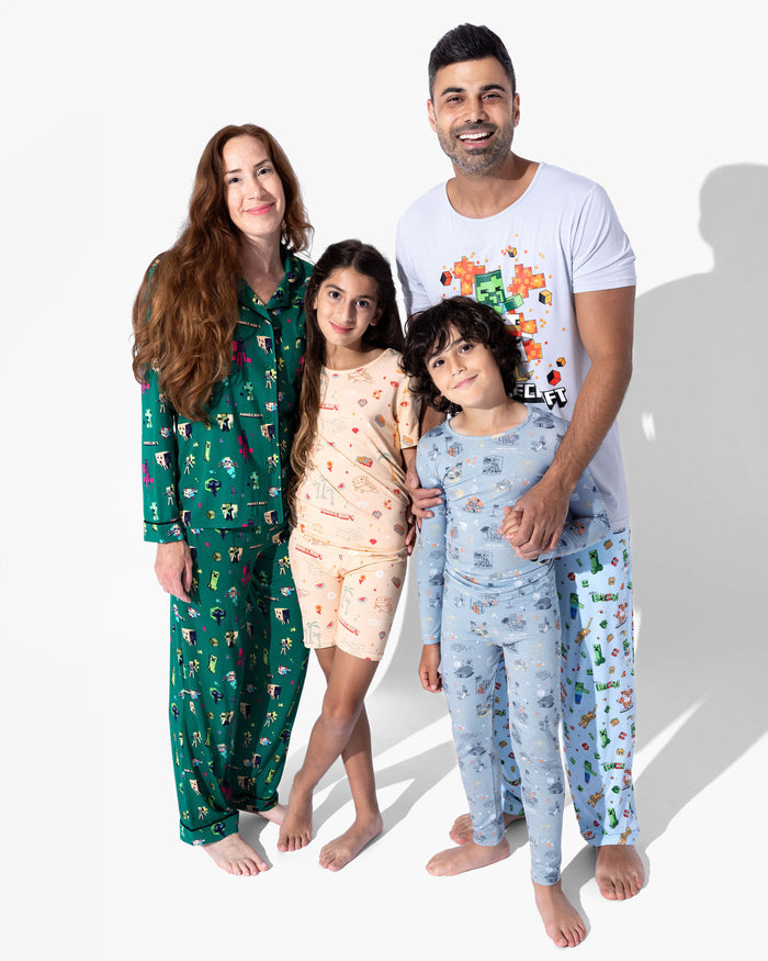 Minecraft: Midnight Mobs Bamboo Women's Pajama Set