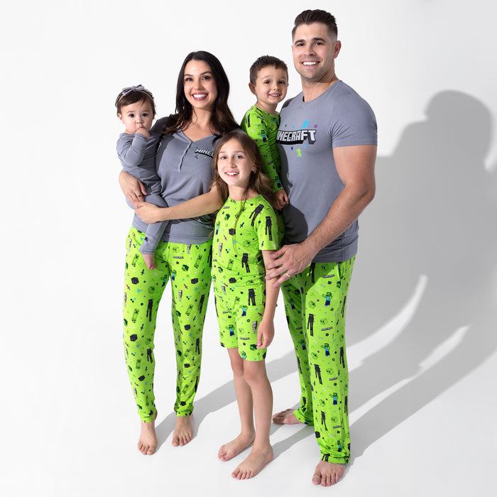 Minecraft: Mob Squad Bamboo Kids Pajama Short Set