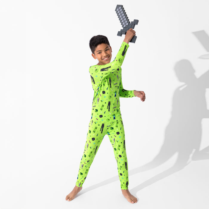Minecraft: Mob Squad Bamboo Kids Pajamas