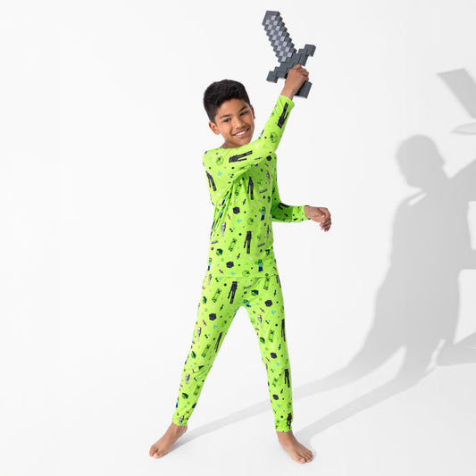 Minecraft: Mob Squad Bamboo Kids Pajamas