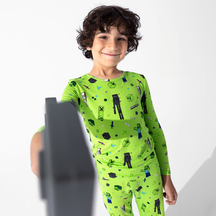 Minecraft: Mob Squad Bamboo Kids Pajamas