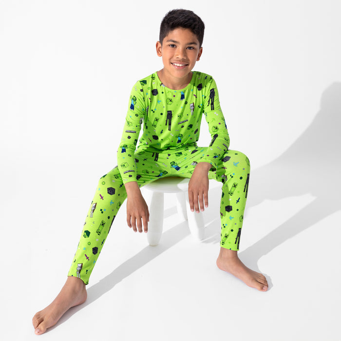Minecraft: Mob Squad Bamboo Kids Pajamas